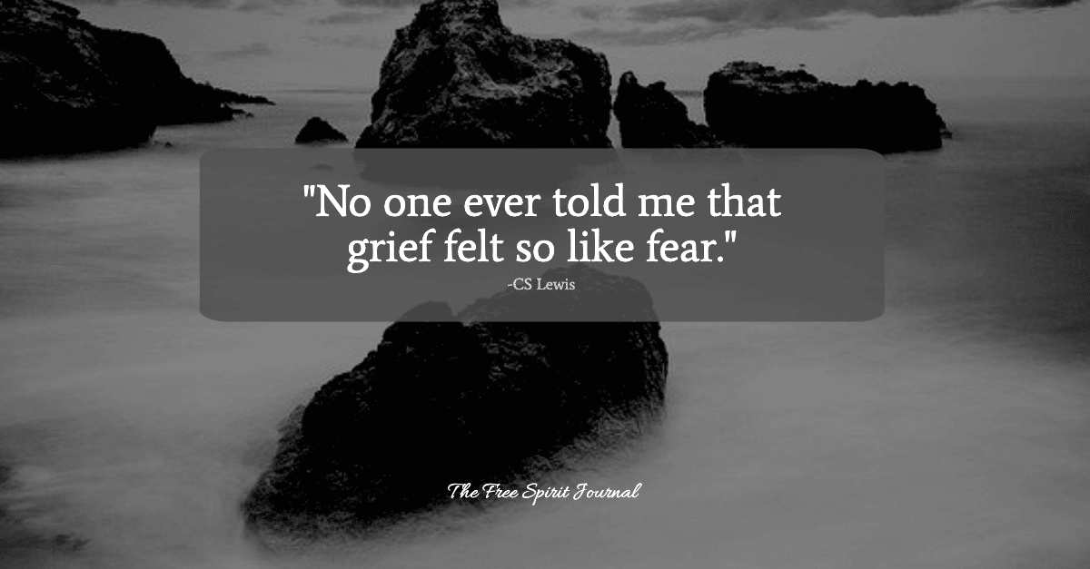 No one ever told me that grief CS Lewis Quote: